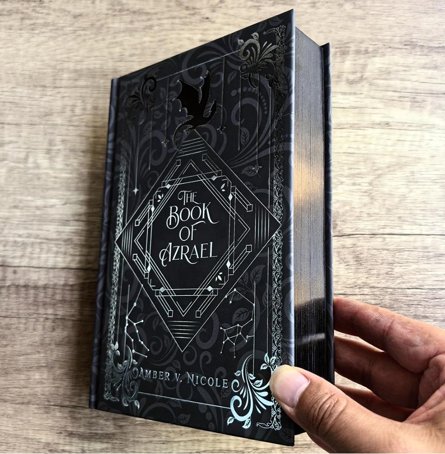 Custom Spraged Edge with Foil Novel Book Collector's Edition Bookish Gift with Mail Box