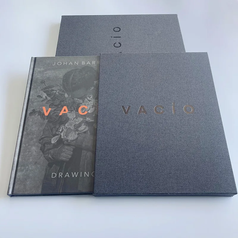 Hardcover muziekkunstboek afdrukken met slipcase