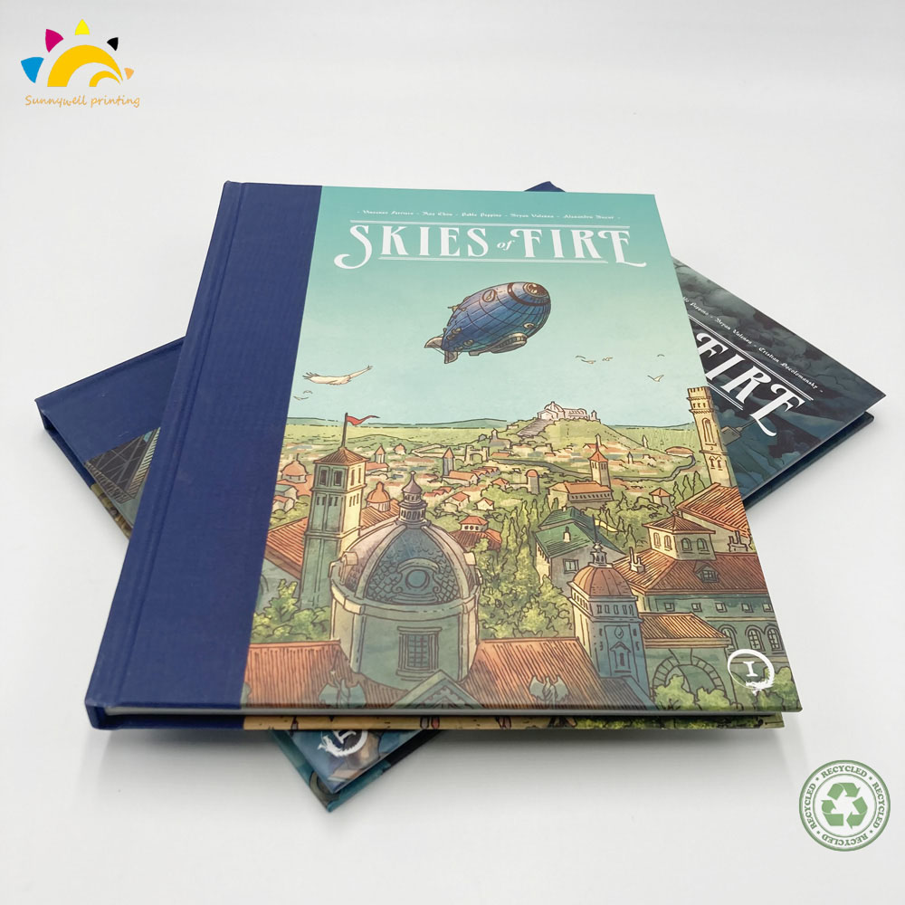 Stripboek van hoge kwaliteit, Saddle Stitching stripboekafdrukken