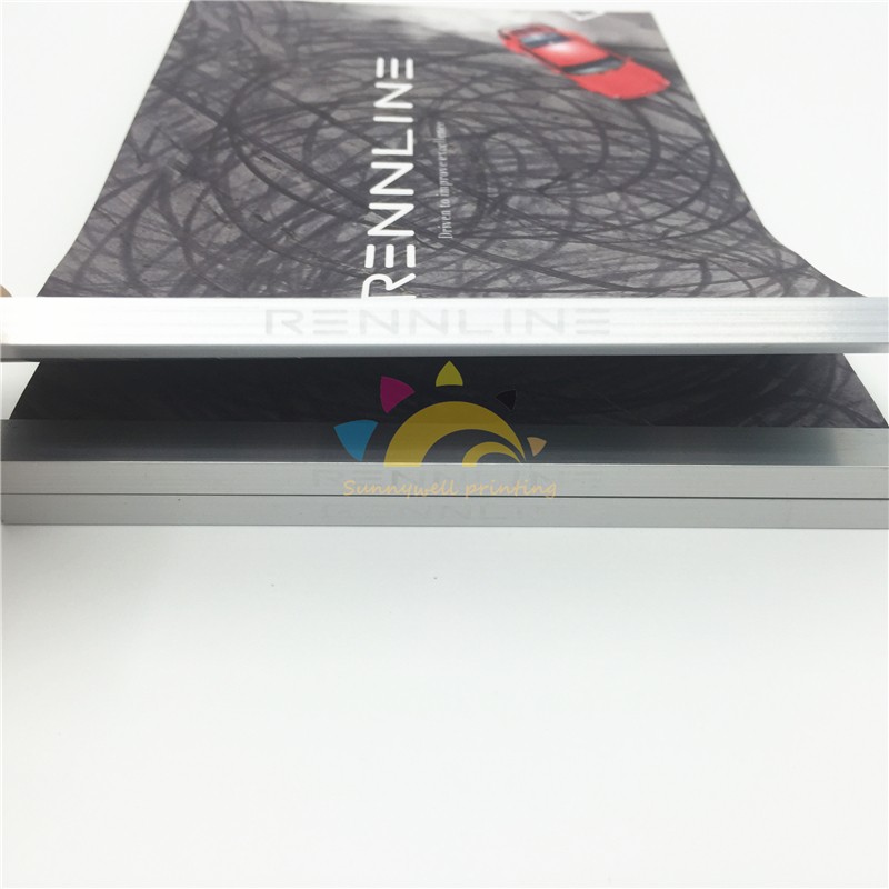 Metalen strip hoek rug bindende catalogus afdrukken