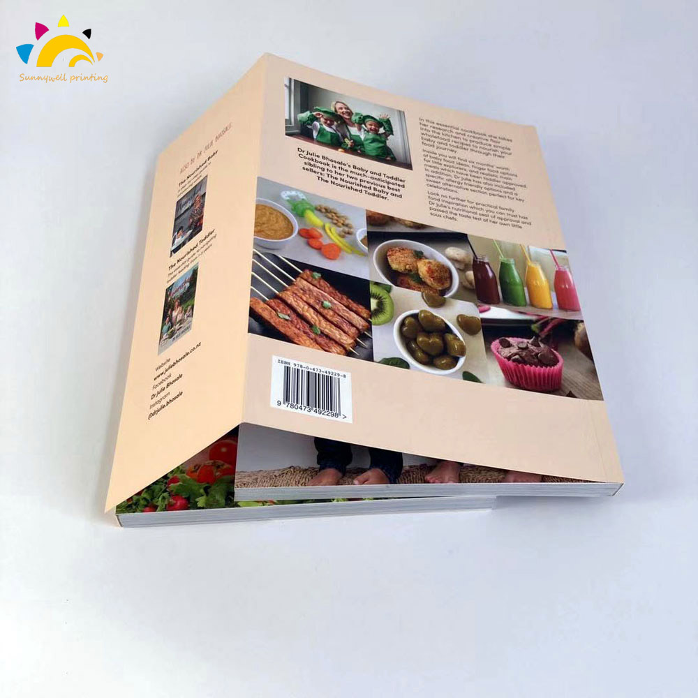 Papieromslag voedselboek recept kookboek afdrukken