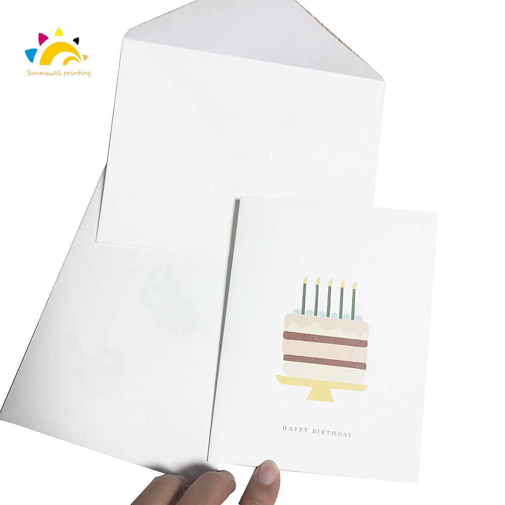 Dank u Card Dank u Card -afdrukken met envelop
